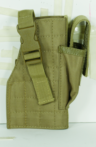 Tactical Molle Holster W/ Attached Mag Pouch