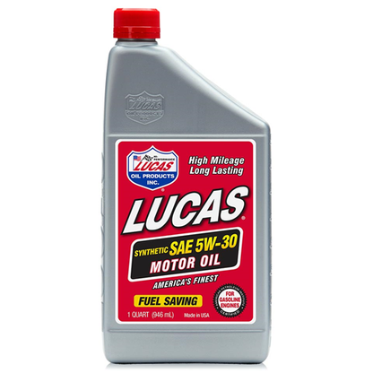 Synthetic SAE High Mileage Motor Oil