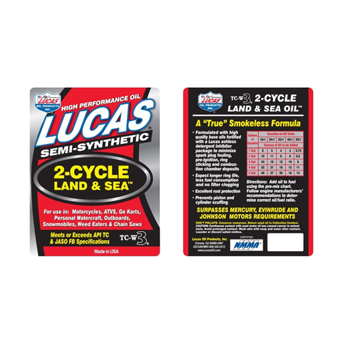 2-Cycle Land & Sea Oil TC-W3