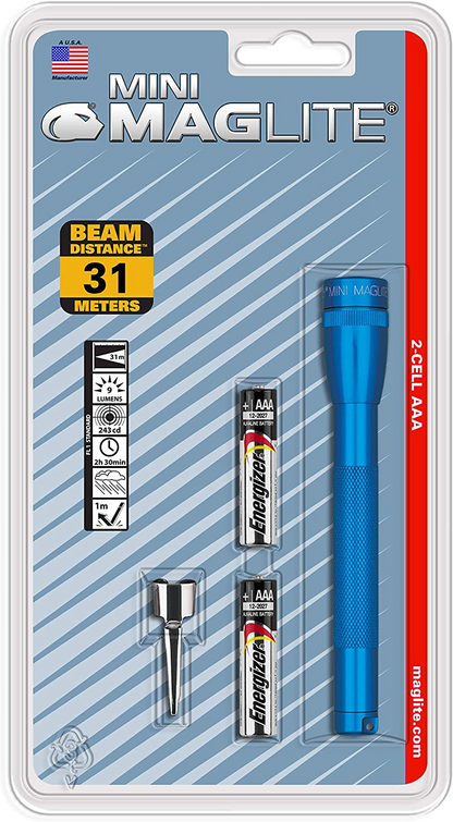 Mini Maglite 2 AAA-Cell Flashlight w/ Pocket Clip