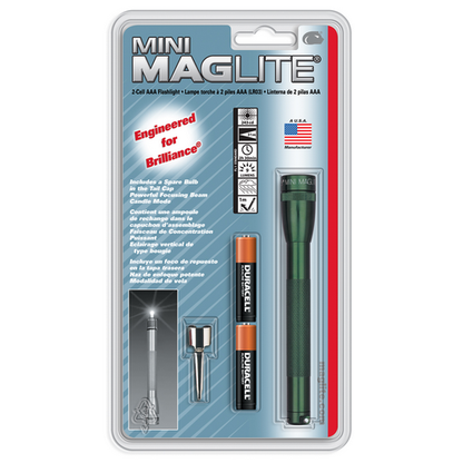 Mini Maglite 2 AAA-Cell Flashlight w/ Pocket Clip