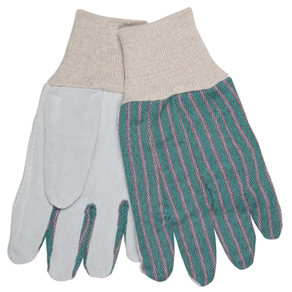 Ladies Clute Knit Wrist Leather Palm