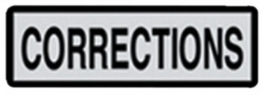 Shield Decal Corrections 5'' X 23''