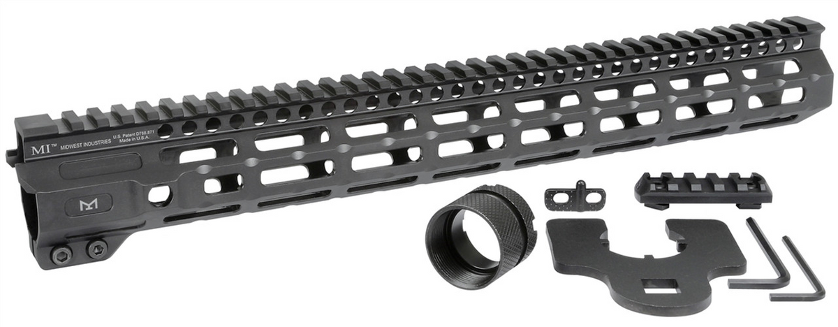 Combat Rail One Piece Free Float Handguard, M-LOK