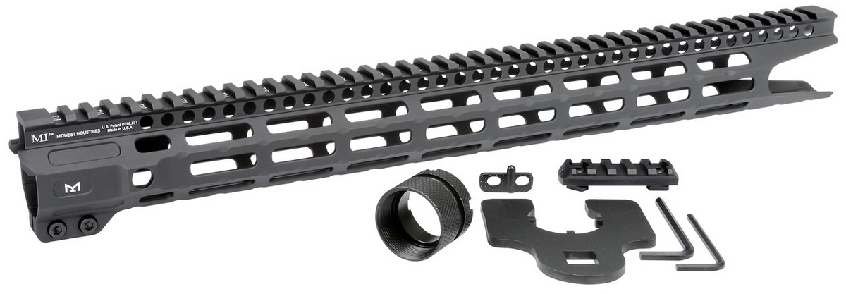 Combat Rail One Piece Free Float Handguard, M-LOK