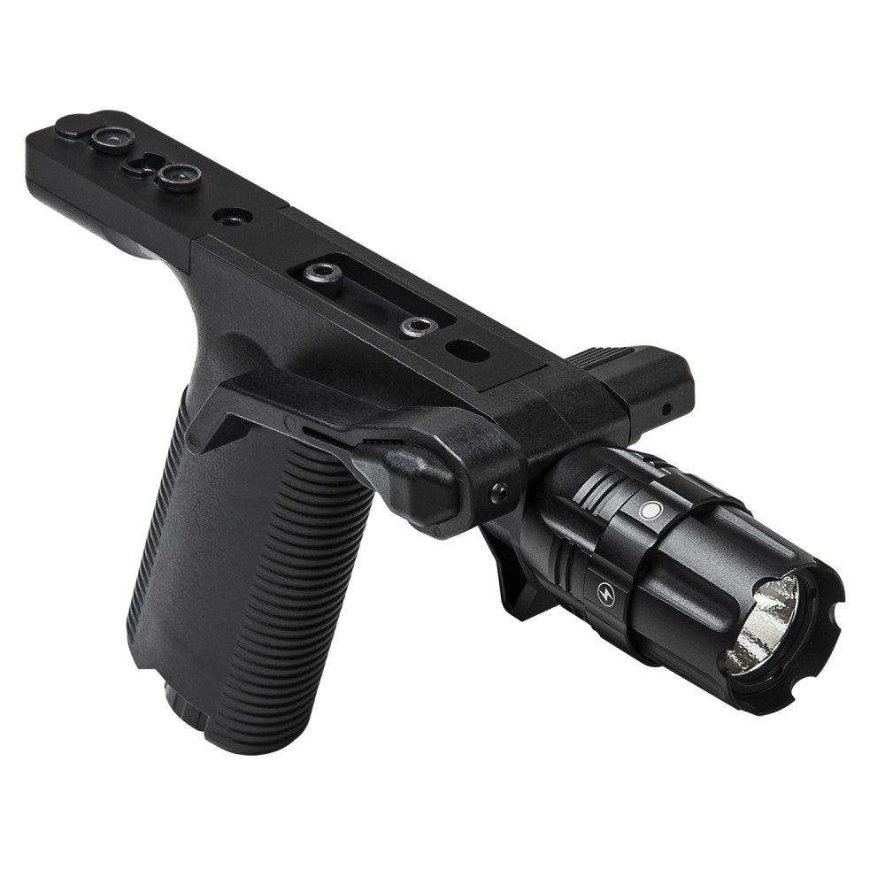 Vert Grip w/Strobe FlashLight - KeyMod