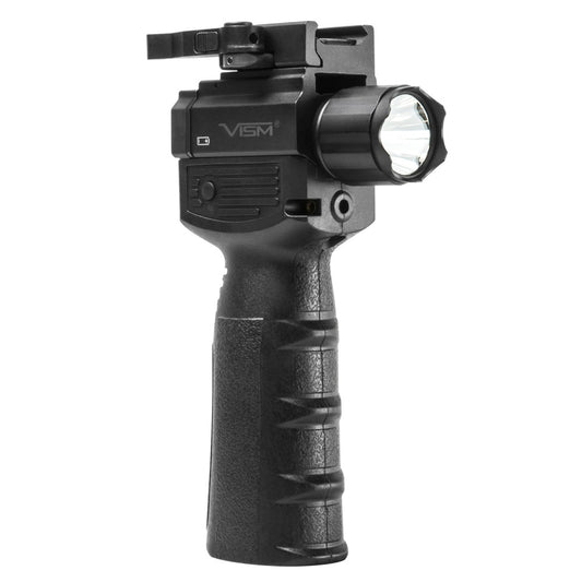 Vert Grip w/Strobe FlashLight & Laser