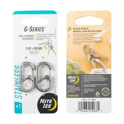G-Series Dual Chamber Carabiner #1 - 2 Pack
