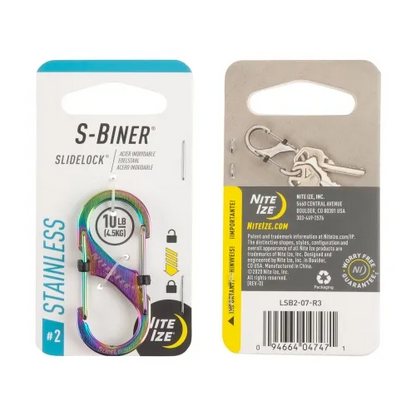 S-Biner Stainless Steel SlideLock
