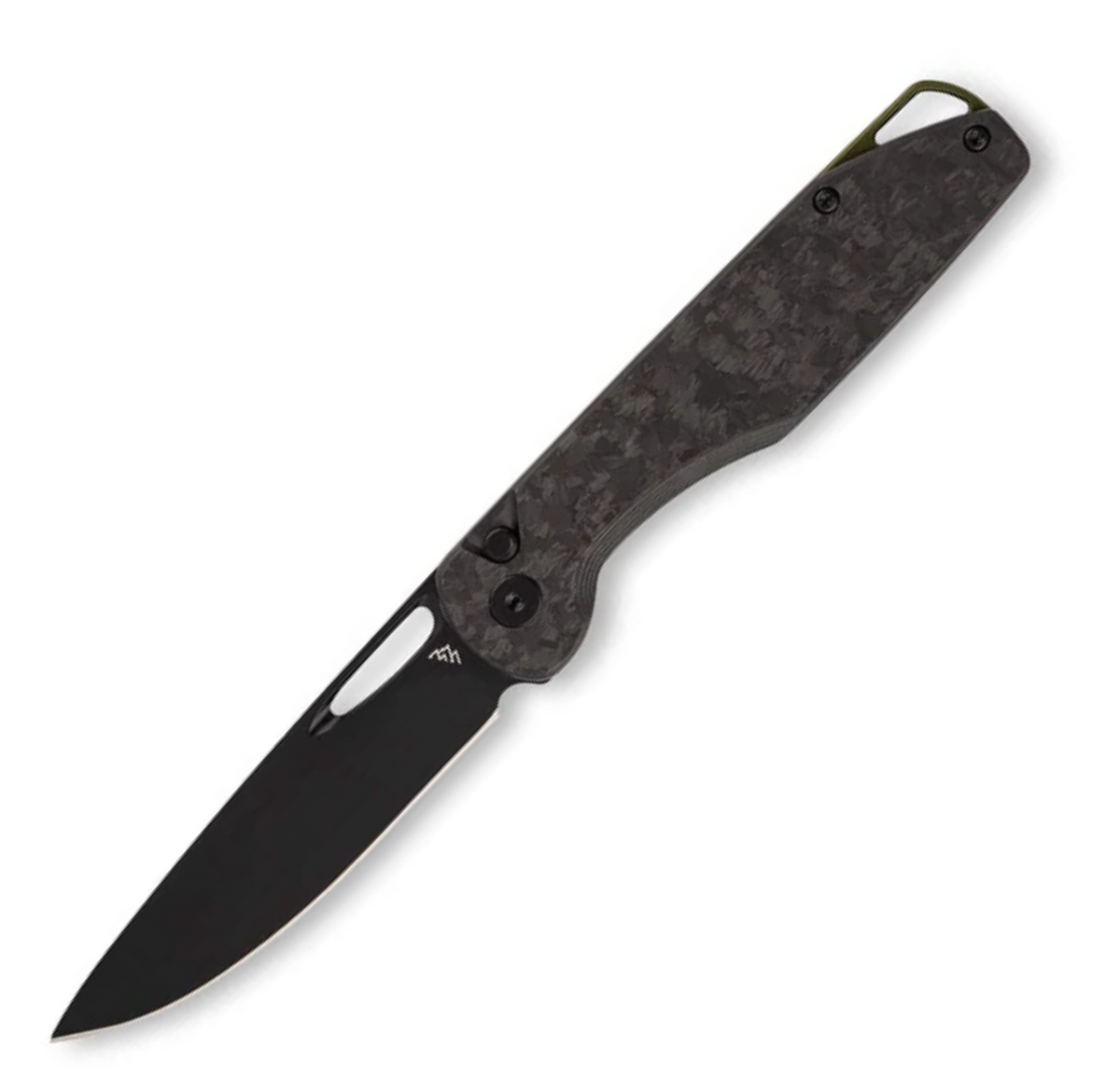 Outdoor Edge Kaytan Black Forged CF (3.3"" 8Cr13MoV) KN-1C