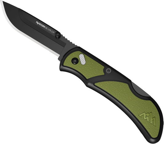 2.5 RAZOR-EDC LITE(OD Green PMS, 2 Black Blades)