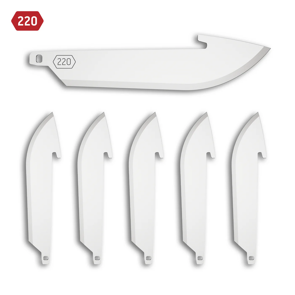 2.2 DROP-POINT BLADE PACK (6 Blades)
