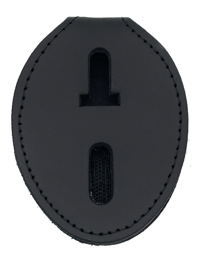 Universal Oval Badge Clip w/ Pocket & Chain