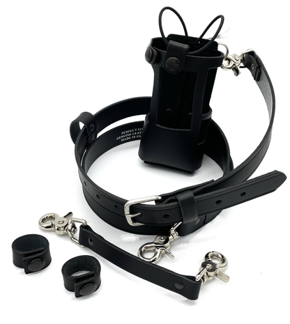 Firefighter Radio Holder w/ Beltslide & D-Rings Bundle