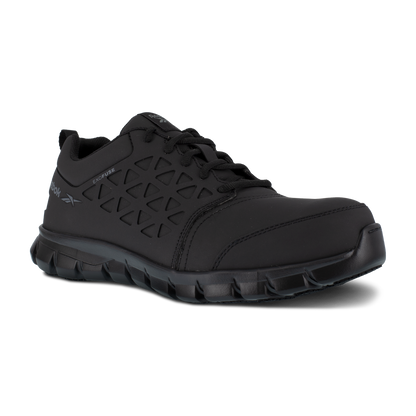 Sublite Cushion Work Athletic Work Shoe w/ Composite Toe - Black
