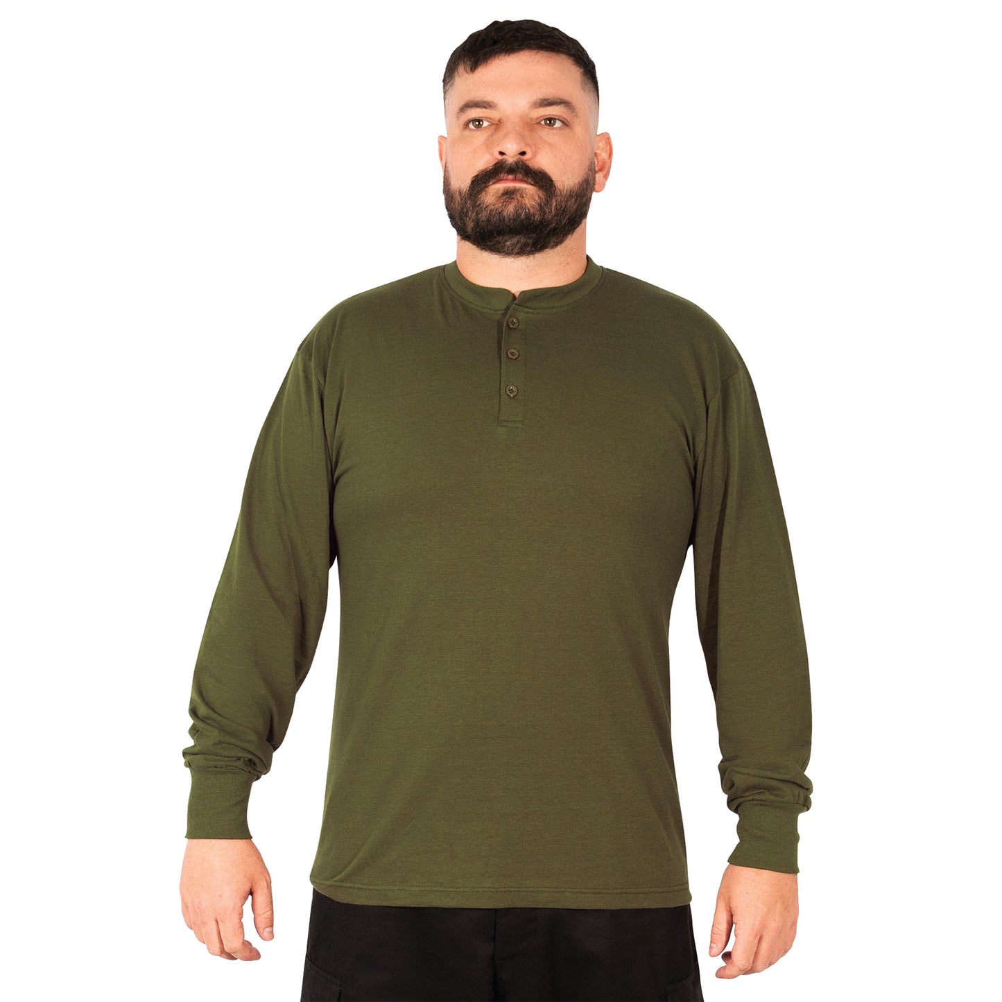 Rothco Long Sleeve Henley T-Shirt