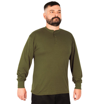 Rothco Long Sleeve Henley T-Shirt