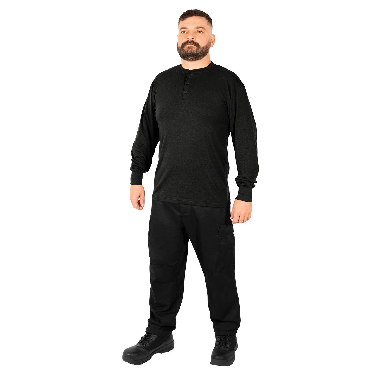 Rothco Long Sleeve Henley T-Shirt