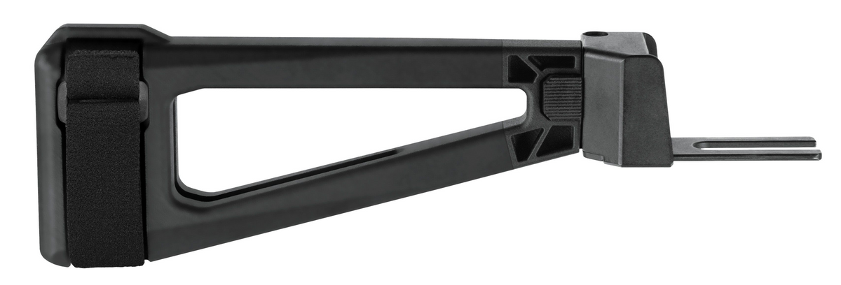AK TRIANGLE SIDE-FOLDING BRACE, BLK,SB LOGO, AK ADAPTER