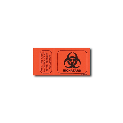 Sirchie - Biohazard label, 1"" x 1"" Black