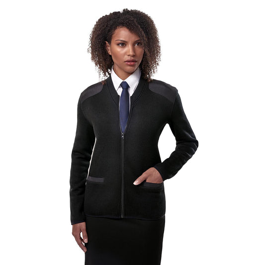 Cobmex Unisex V-Neck Zip Front Fleece Lined "Commando" with Pockets, Optional Badge Plate, Name Plate & Epaulets