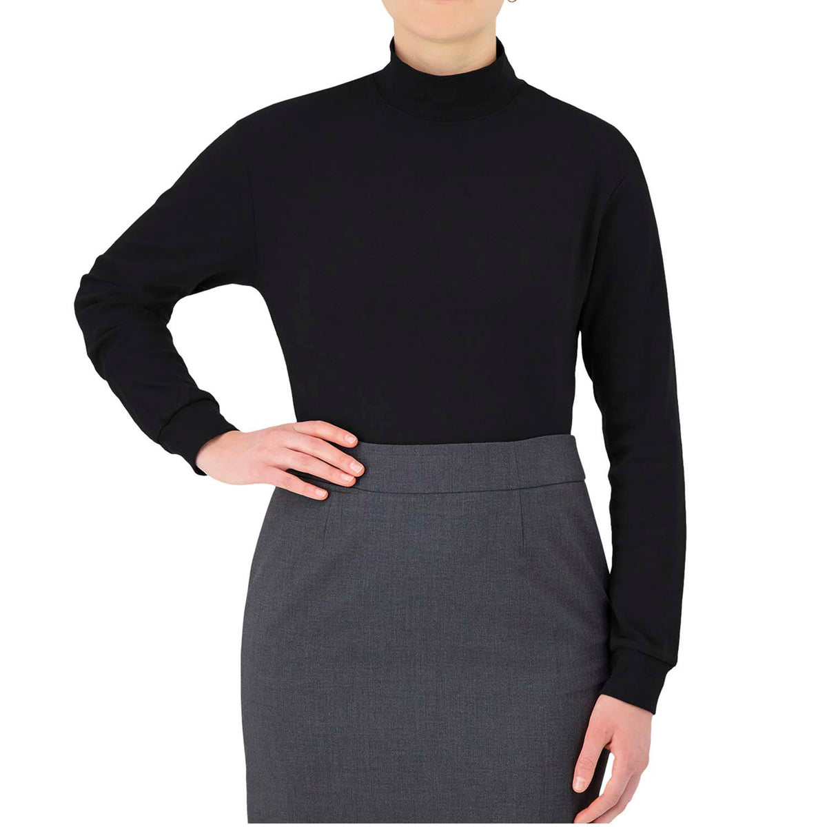 Cobmex Unisex Long Sleeve "Classic" Mockneck