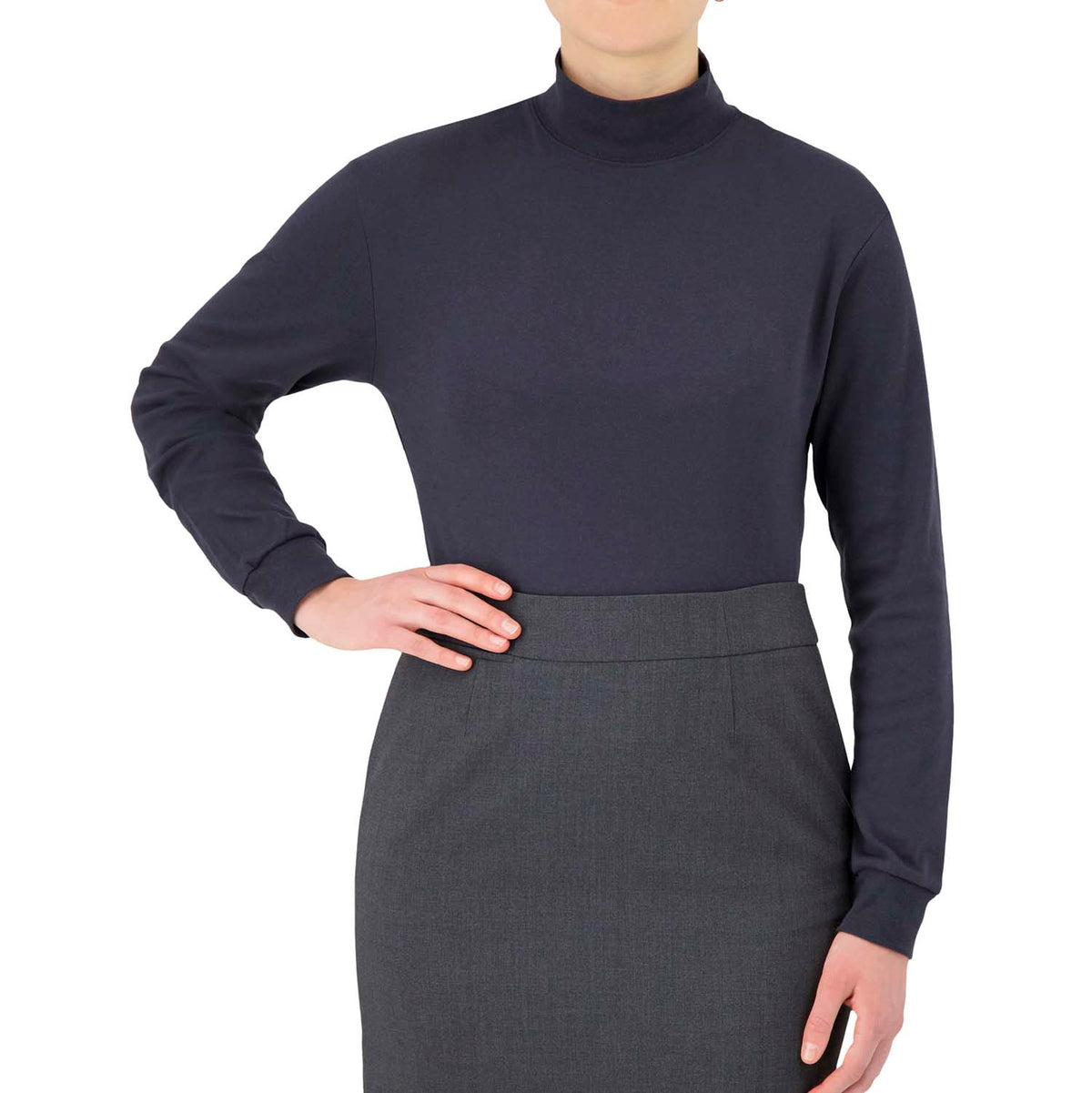 Cobmex Unisex Long Sleeve "Classic" Mockneck