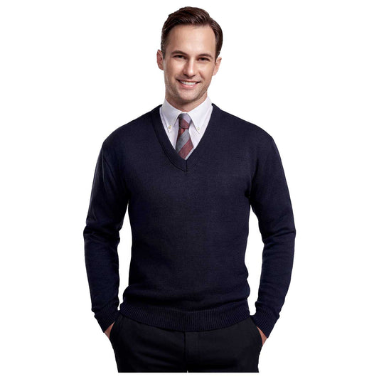 Cobmex Unisex V-Neck Long Sleeve Pullover