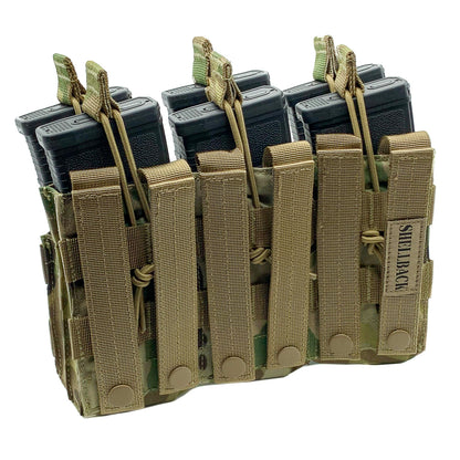 Shellback Tactical Triple Stacker Open Top M4 Mag Pouch