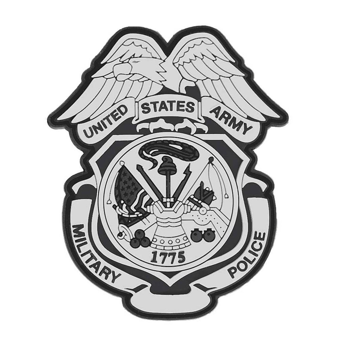 Shellback Tactical Military Police Shield PVC Hook Patch