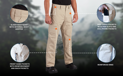 Propper Men's RevTac Stretch Ripstop Pants - Khaki