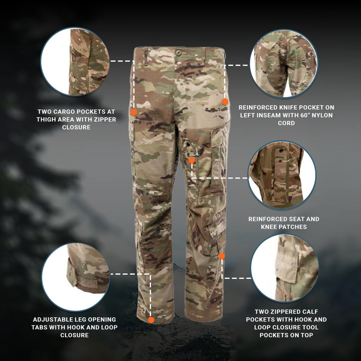 Propper Men's A2CU Flight Suit Trouser - OCP