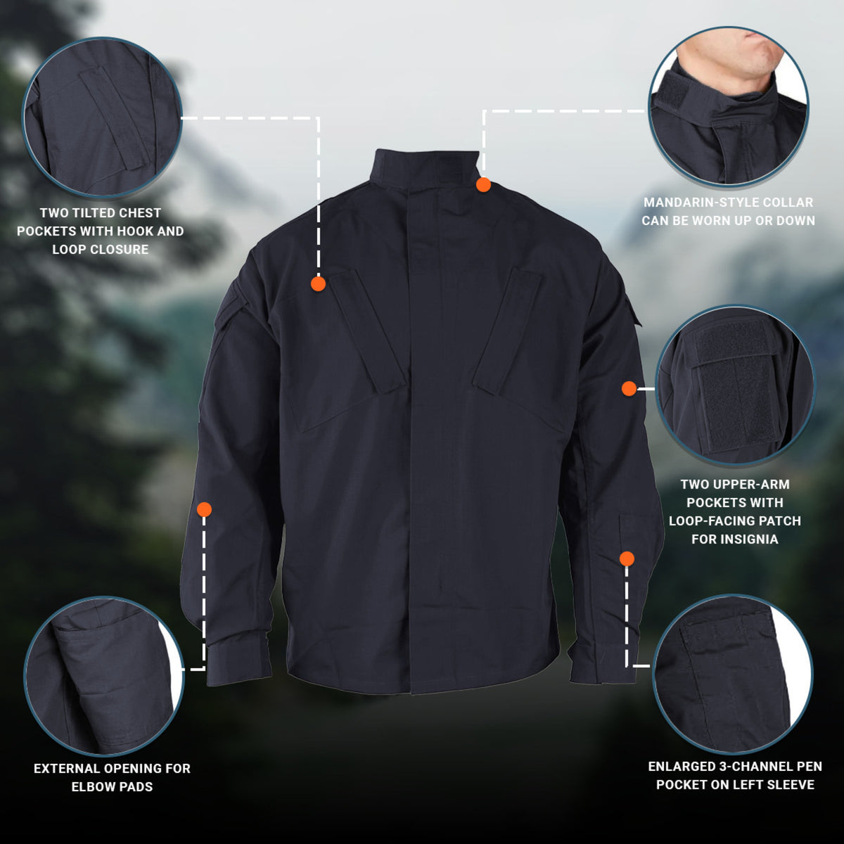 Propper Men's TAC.U Coat - LAPD Navy