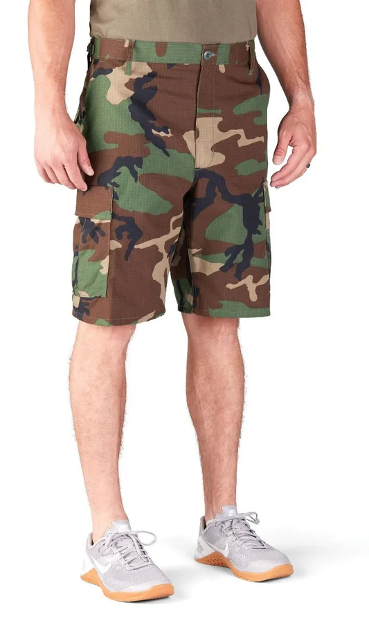 Propper Men's BDU Shorts - Cotton Ripstop - Woodland