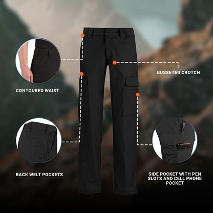 Propper Women's RevTac Tactical Stretch Pants - Black