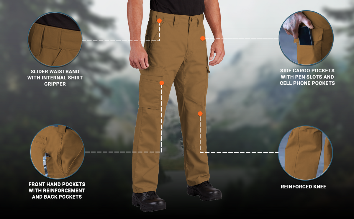 Propper Men's RevTac Stretch Ripstop Pants - Coyote