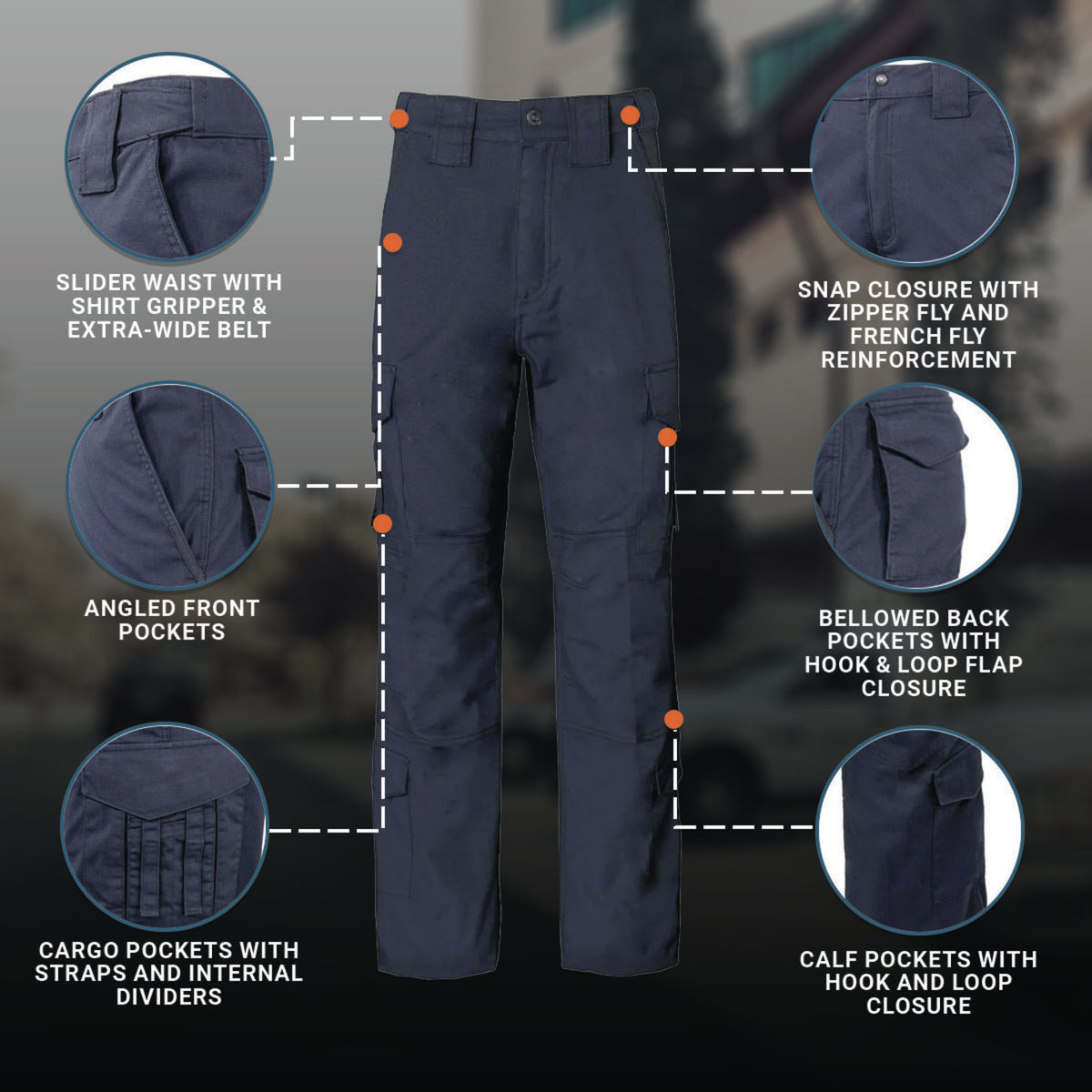 Propper Women's Kinetic EMS Pants - LAPD Navy