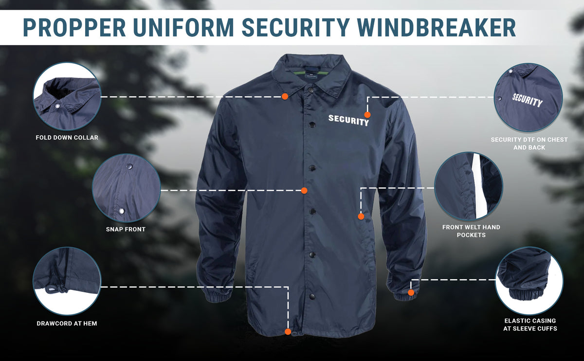 Propper Uniform Security Windbreaker - LAPD Navy