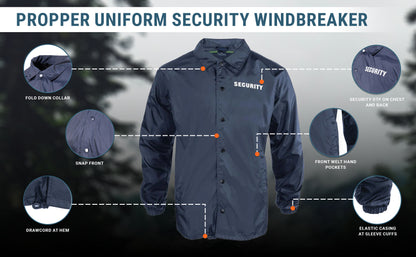 Propper Uniform Security Windbreaker - LAPD Navy