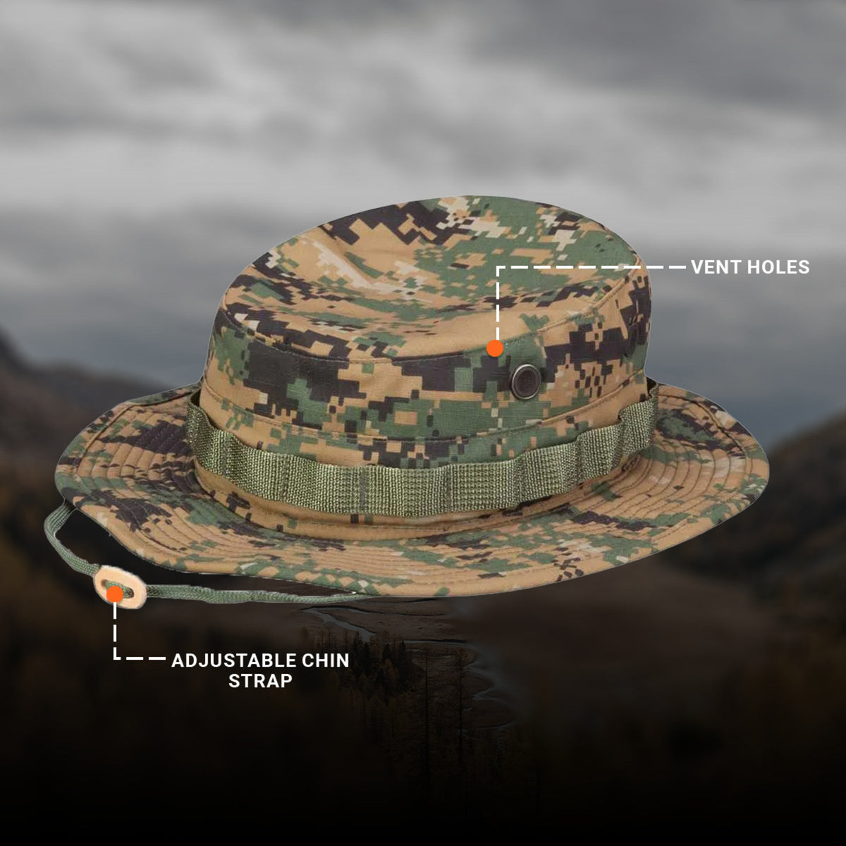 Propper Boonie - 60/40 Ripstop - Woodland Digital