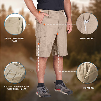 Propper Men's BDU 2.0 Cargo Shorts - Khaki