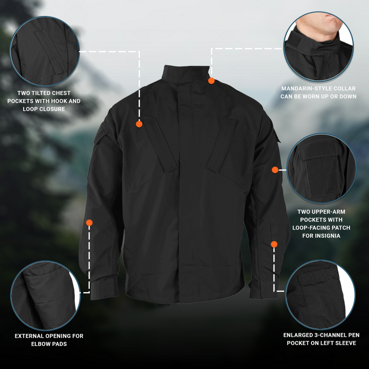 Propper Men's TAC.U Coat - Black