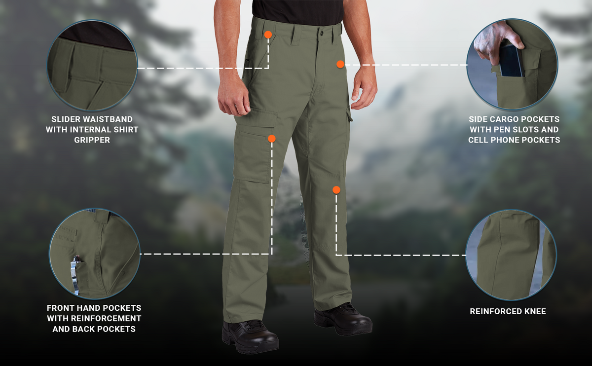 Propper Men's RevTac Stretch Ripstop Pants - Olive