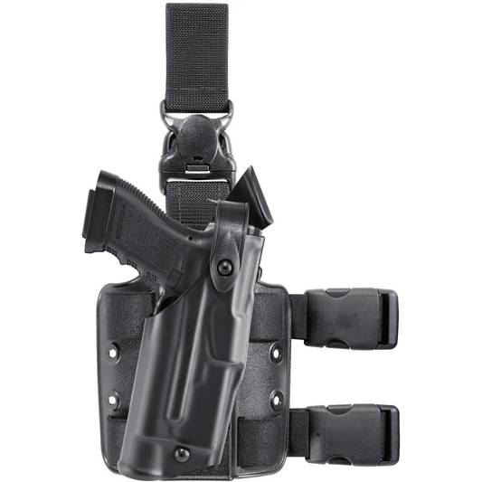 Model 6305 Als/sls Tactical Holster W/ Quick-release Leg Strap For Glock 20 Gens 1-4