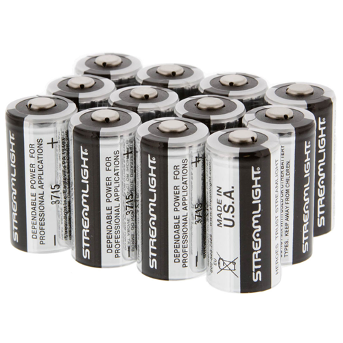 Cr123a Lithium 3v Batteries (12 Pack)