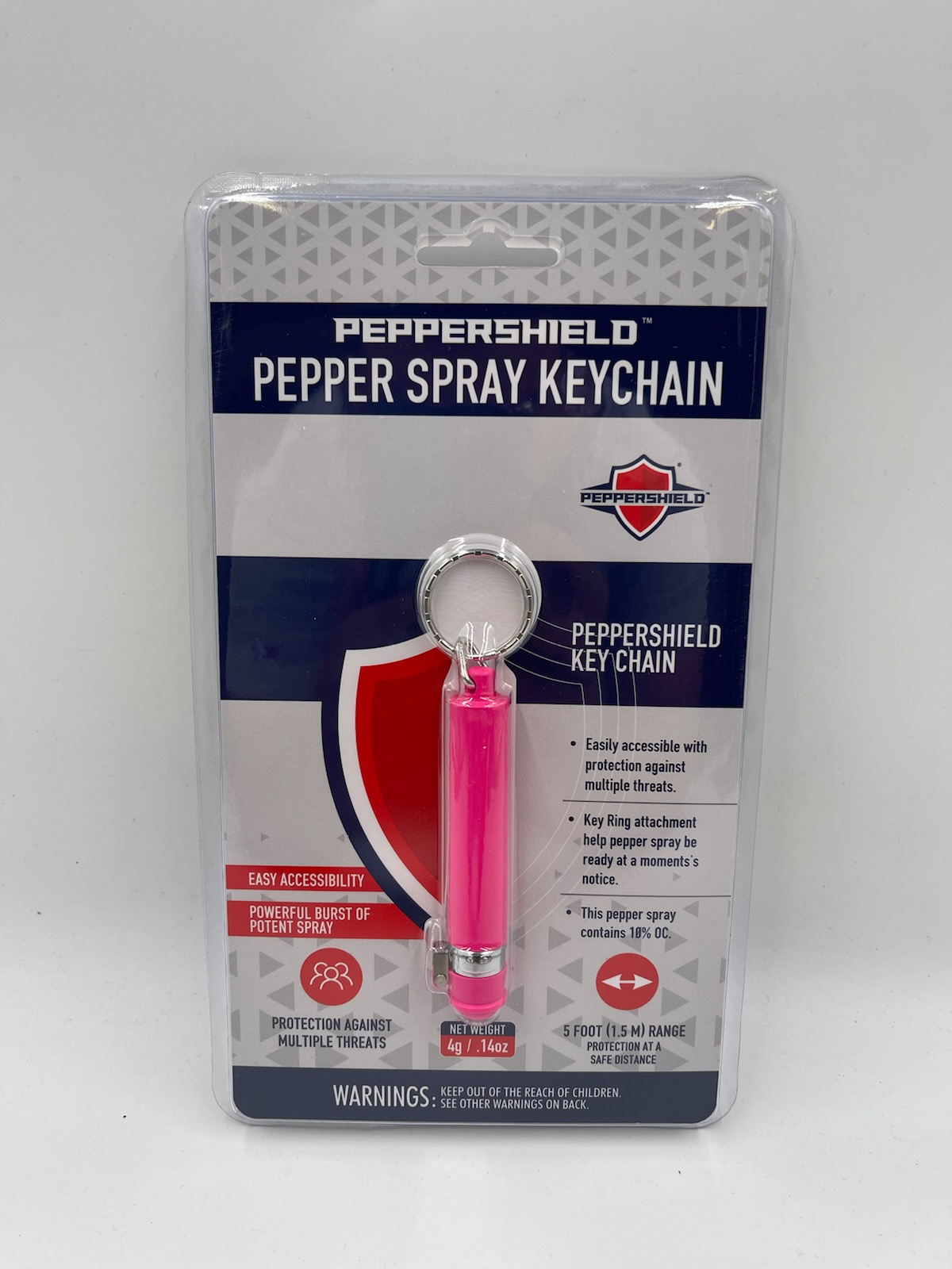 Peppershield Keychain Guard 1/2oz - Pink