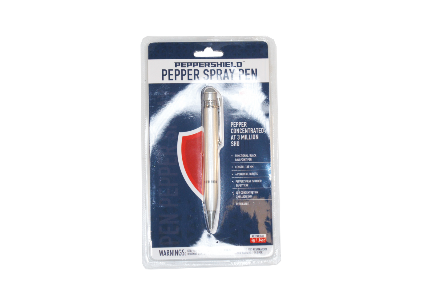 Peppershield Pen Guard - Silver