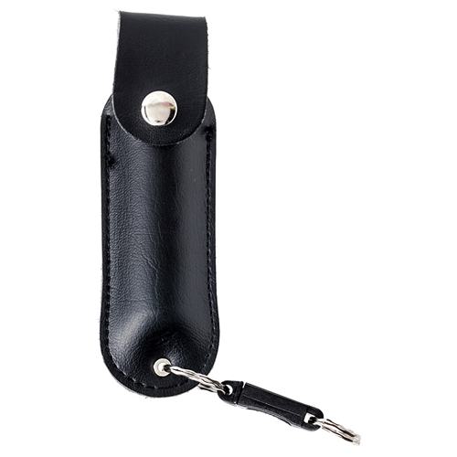 3/4oz Pepper Spray W/ Leather Holster & Quick Release Clip