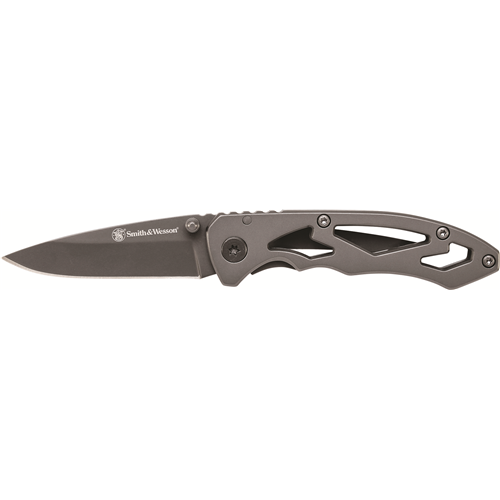 Smith & Wesson Frame Lock Drop Point Folding Knife