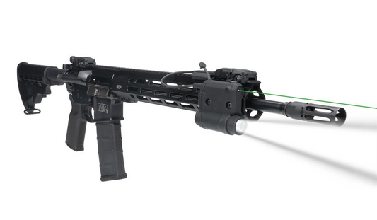 Cmr-301 Rail Master Pro Green Laser Sight & Tactical Light System For Ar-type Rifles